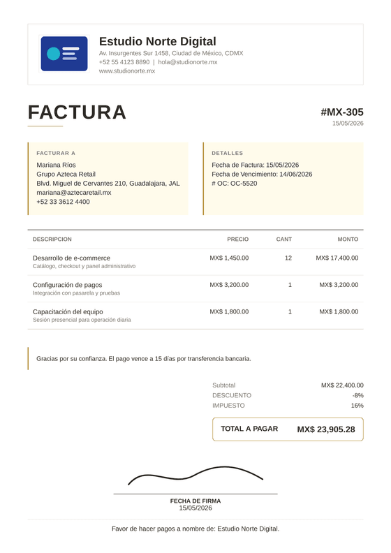 Boutique — Plantillas PDF